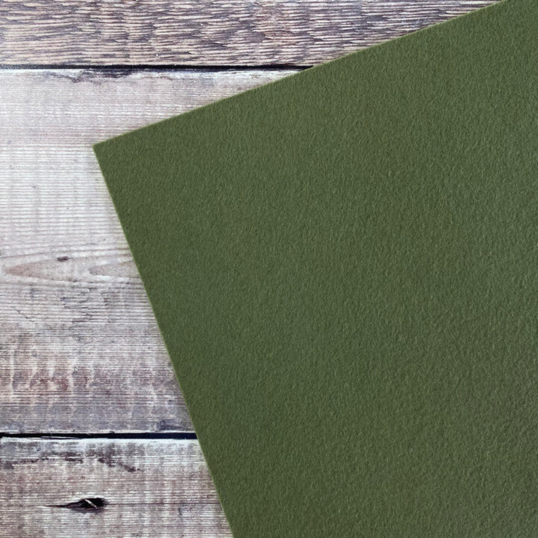 Wool Felt: Olive