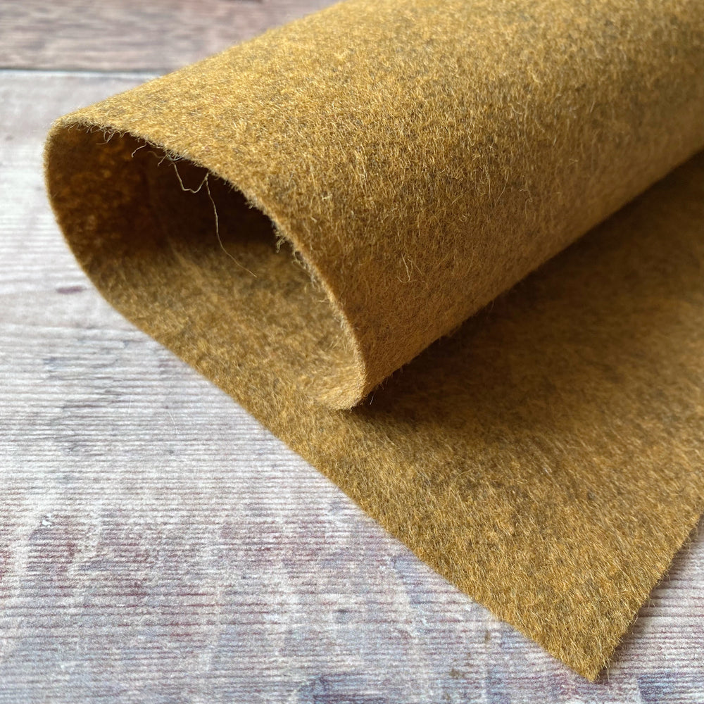 Safari Brown wool blend A4 single felt sheet