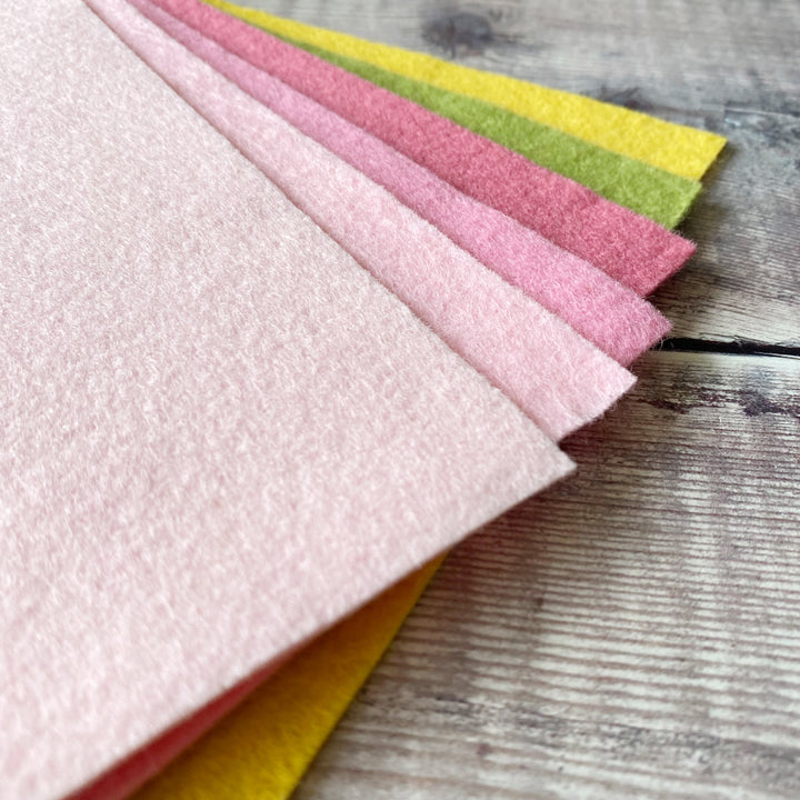 Wool felt pack The Posy Collection Cherry Blossom from The Handmade Florist