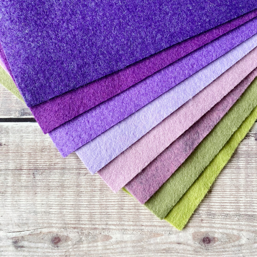 Wool felt pack The Posy Collection French Lavender from The Handmade Florist