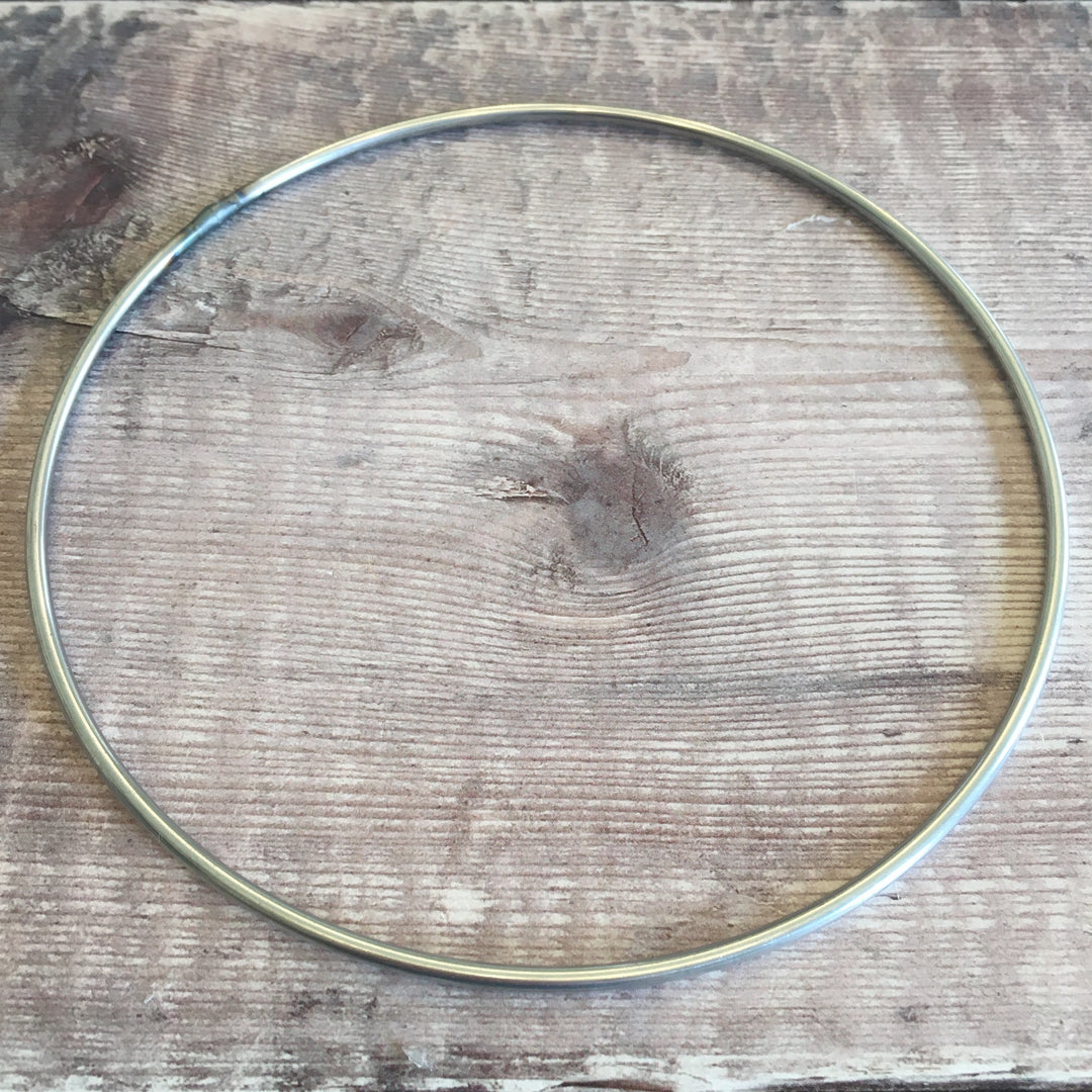 Metal wreath hoop 12cm