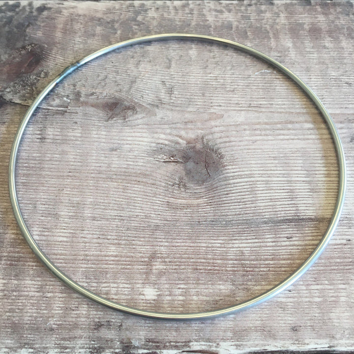 Metal wreath hoops 12cm (x3)