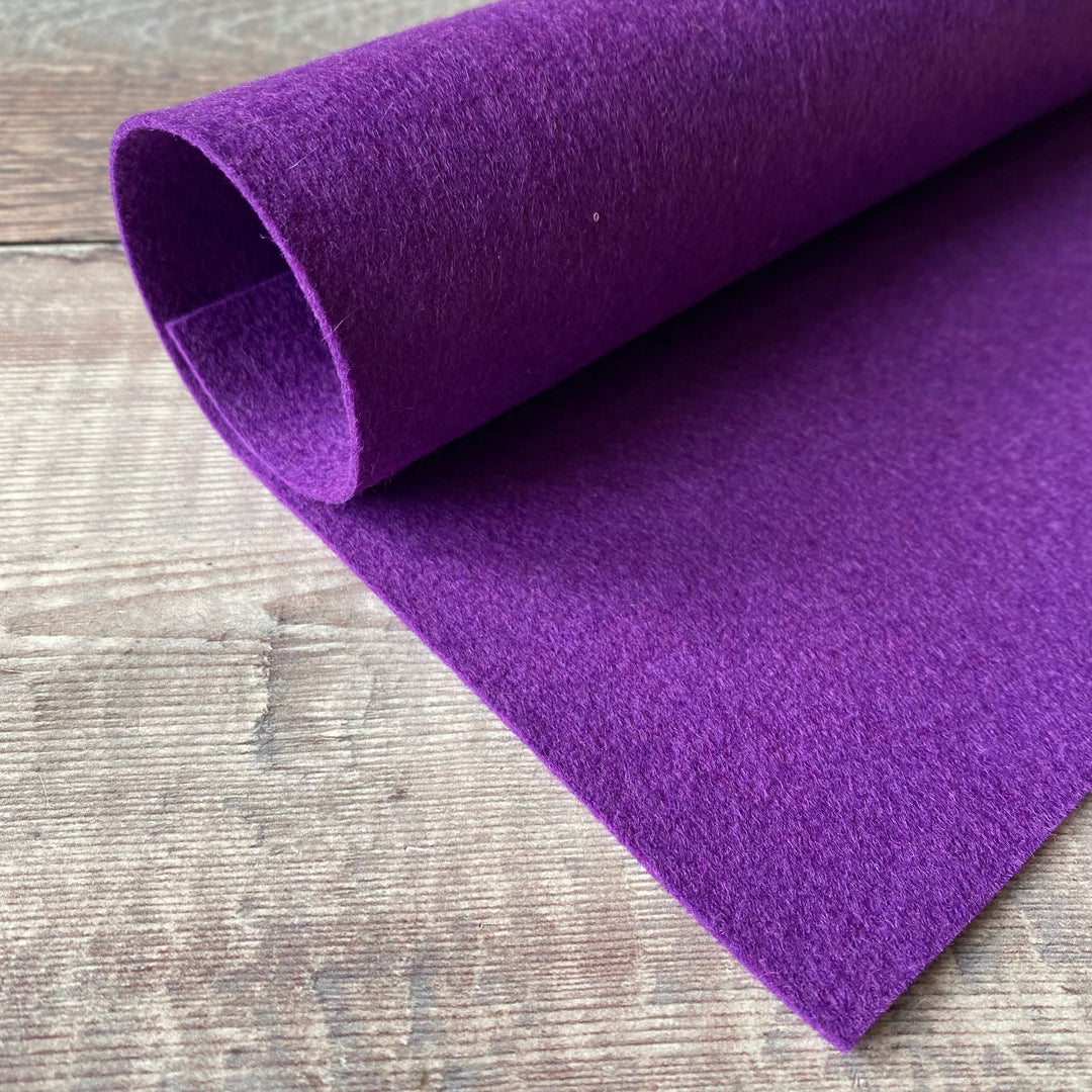 Wool Felt: Rich Purple